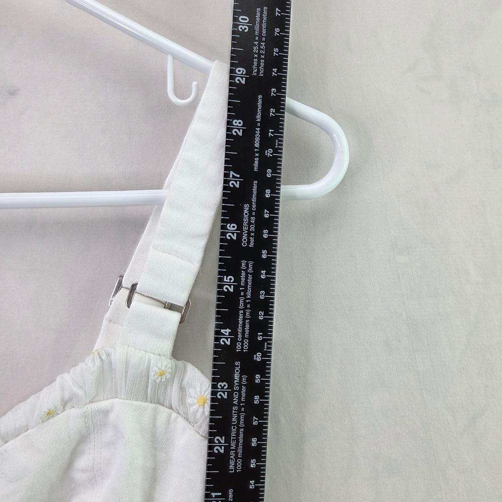 For Love & Lemons Mini Dress Womens XS White Excellent Daisy Hook Eye CD3334SP24 - Picture 4 of 9